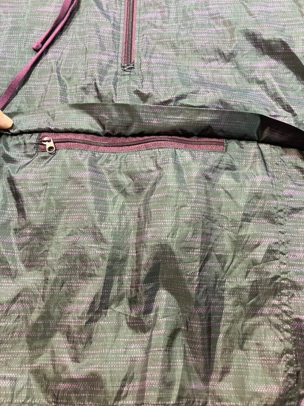 Reebox Lightweight Hooded‎ Windbreaker Jacket Mens XL